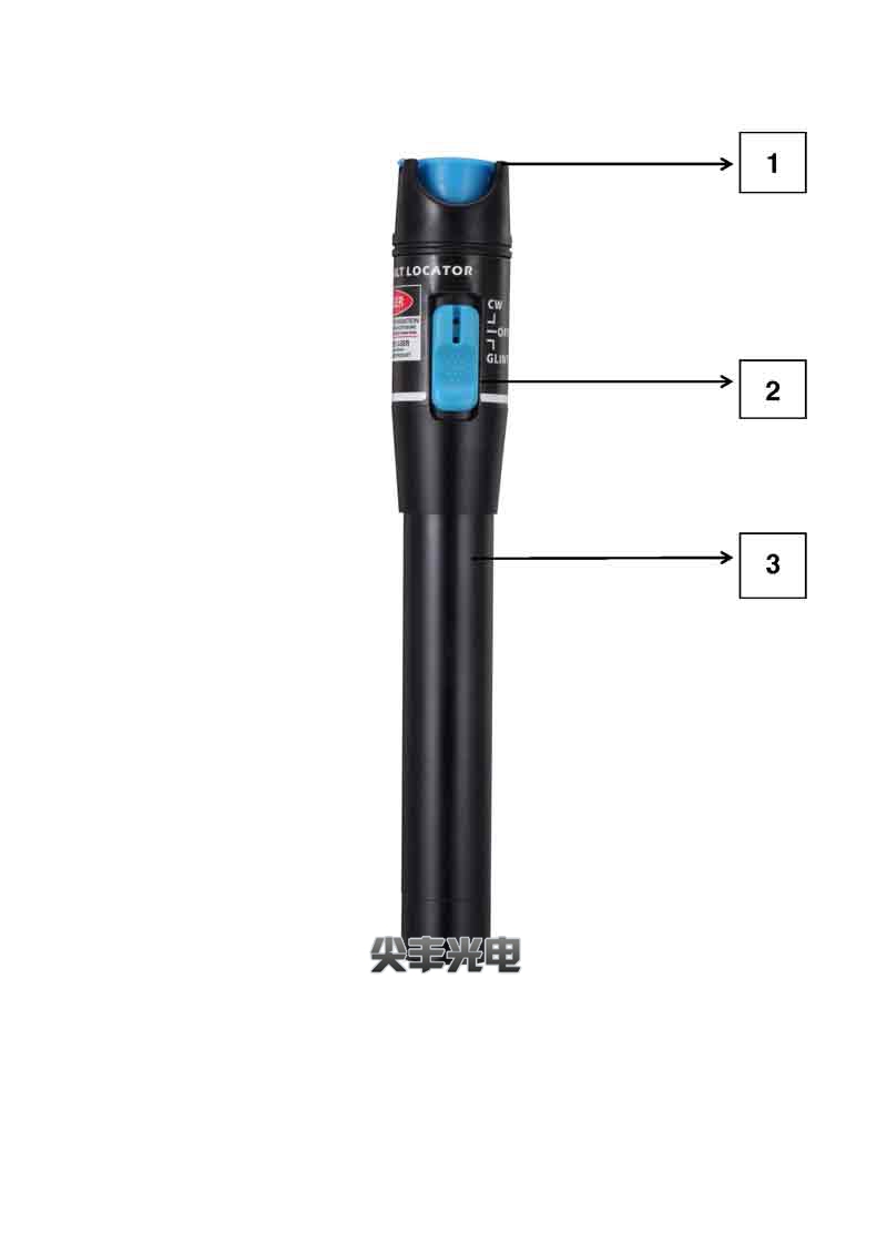 Pen-type Visual Fault Locator